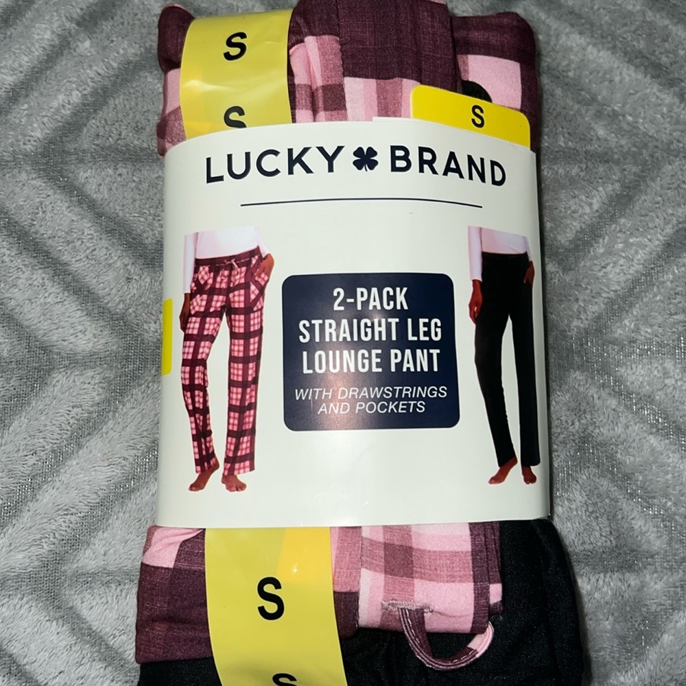 Lucky 🍀 Brand 2 Pack Lounge Pant with Drawstrings and Pockets in Size Small